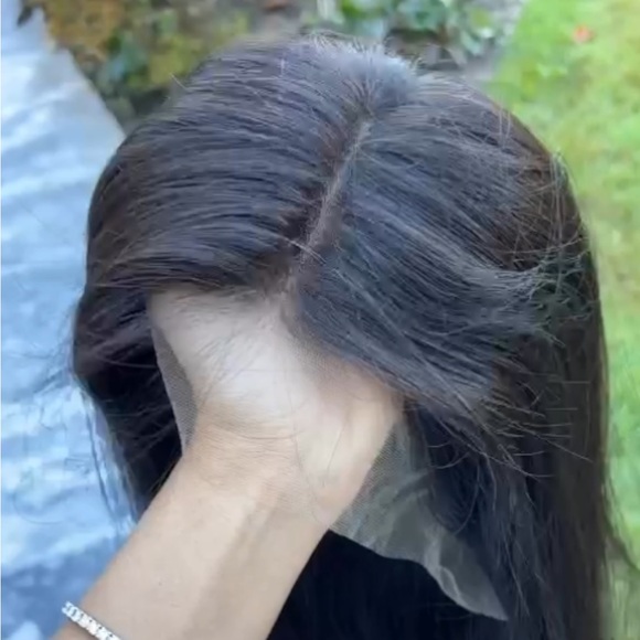 LACE TOP WIG Dark/Medium brown color sale size Medium
